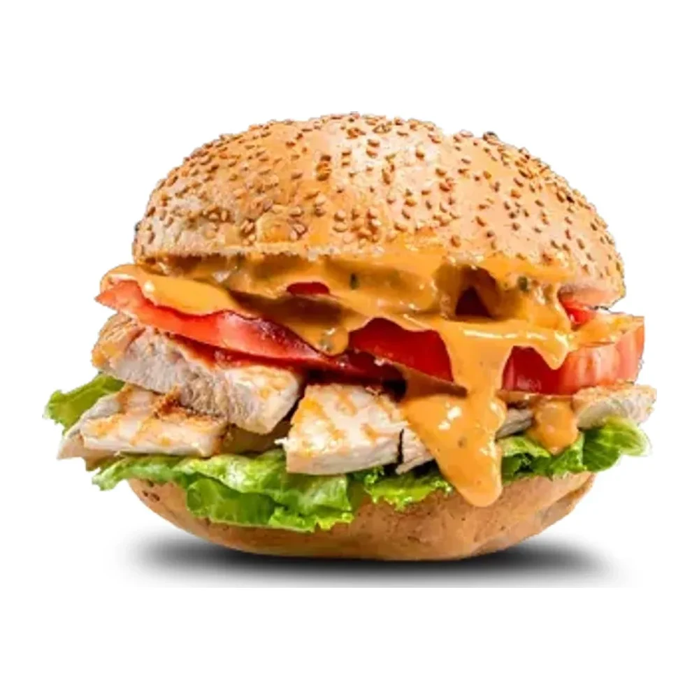 Il Classico, panino di pollo giallo con salse di casa e pan brioche